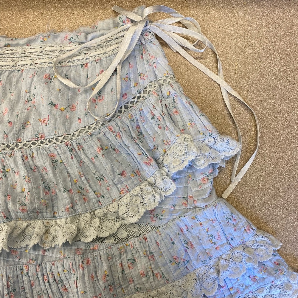 LoveShackFancy Mini Skirt - Picture 2 of 4